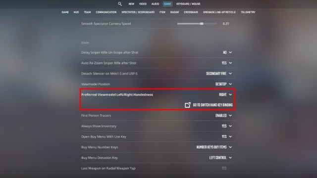 Comment tenir votre arme dans la main gauche dans CS2 Comment tenir votre arme dans la main gauche dans CS2