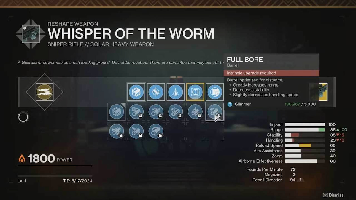 La mise a jour de Destiny 2 apporte de nouvelles Murmure du ver Destiny 2