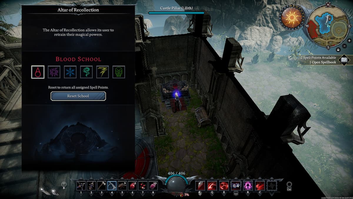 1715355221 720 Comment respecialiser les points de sort dans V Rising Respécialisation des points de sort dans V Rising.