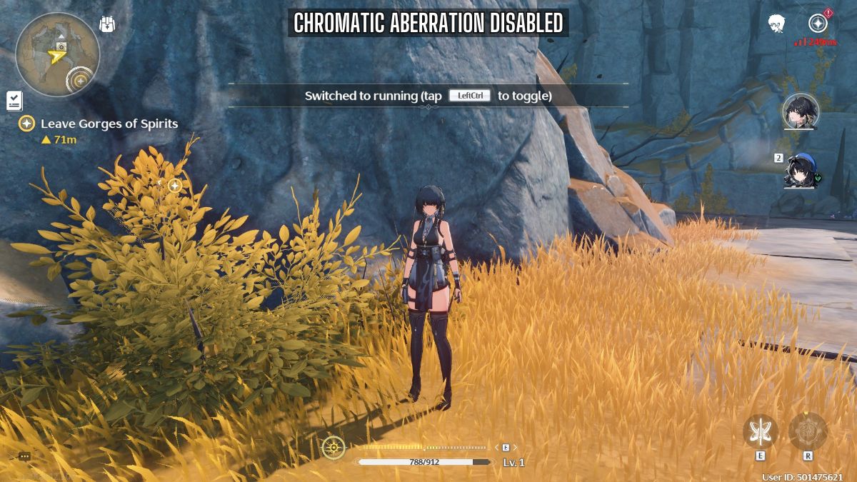 1716576883 148 Comment desactiver leffet daberration chromatique dans Ondes de Hurlevent Wuthering Waves Aberration chromatique Capture d’écran désactivée