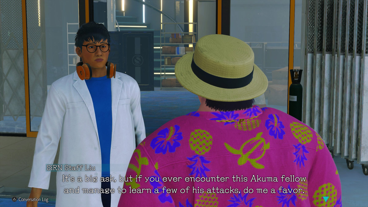 1716666399 79 Comment debloquer la tenue 2 dAkuma dans Street Fighter 6 Une capture d’écran de Street Fighter 6 du joueur parlant à Liu après avoir obtenu les trois objets de la puce de copie.