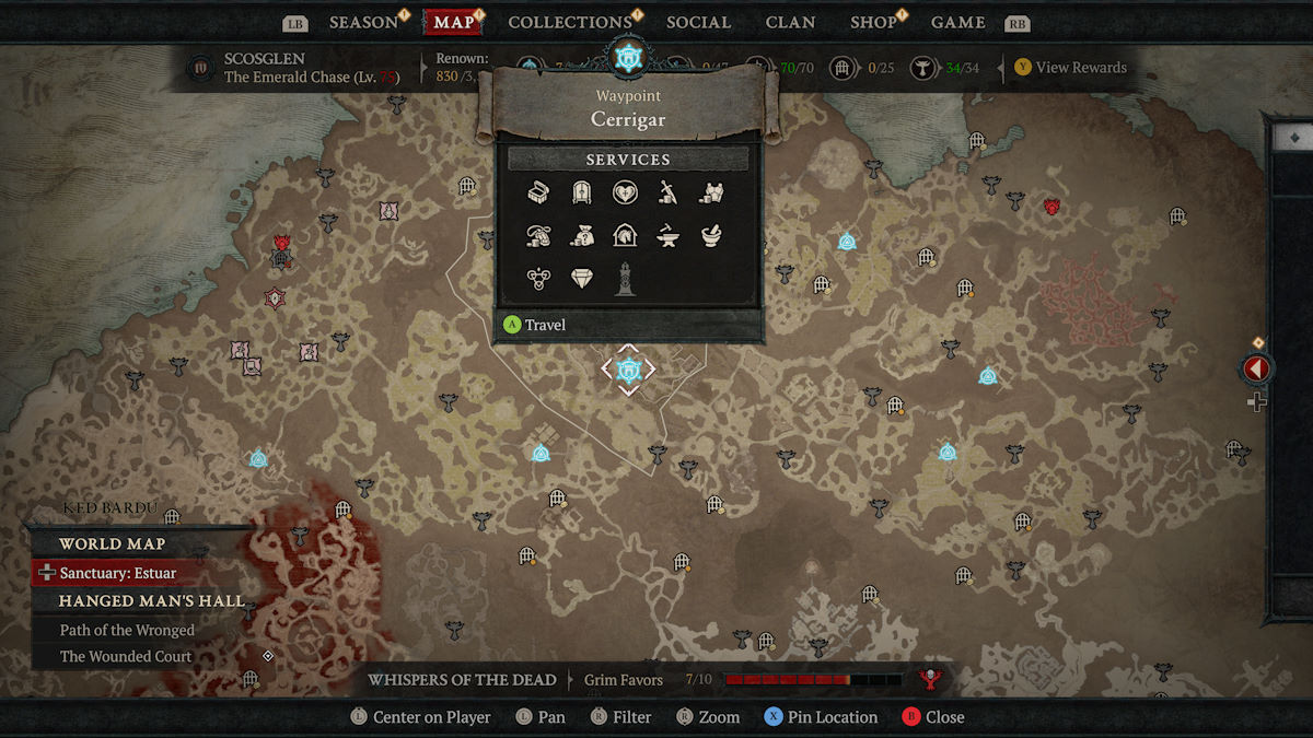Comment acceder a la fosse des artificiers dans Diablo 4 Diablo 4 : Emplacement de la fosse des artificiers