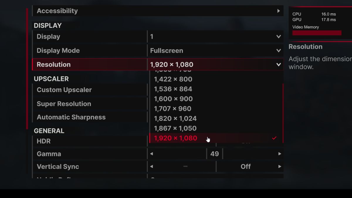 Comment activer la prise en charge DSR dans Senuas Saga Résolution par défaut de Hellblade 2 Max