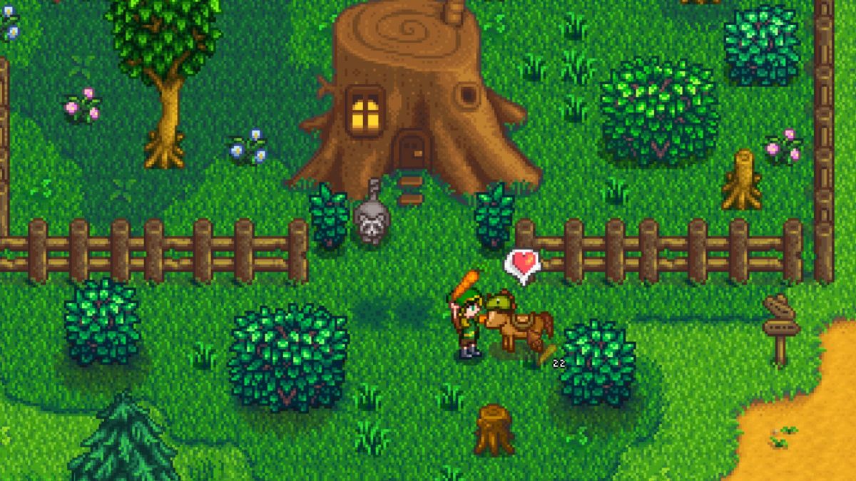 Comment faire courir votre cheval plus vite dans Stardew Valley Stardew Valley Nourrir le cheval une carotte