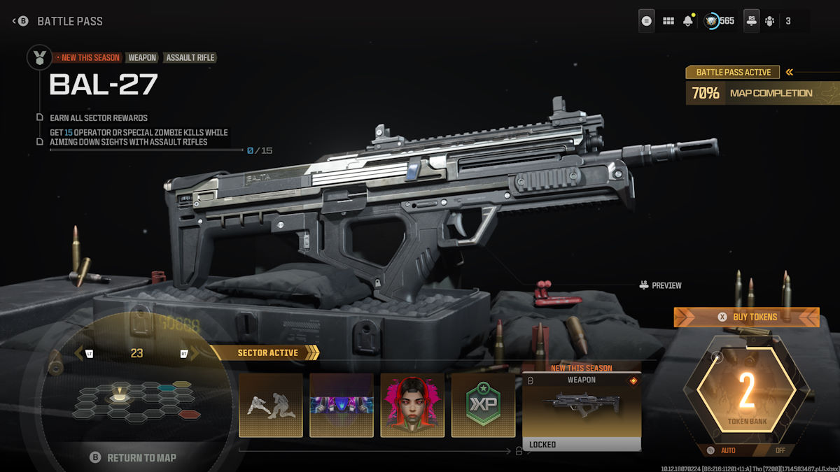 Comment obtenir BAL 27 dans MW3 et Warzone Passe de combat MW3 BAL-27