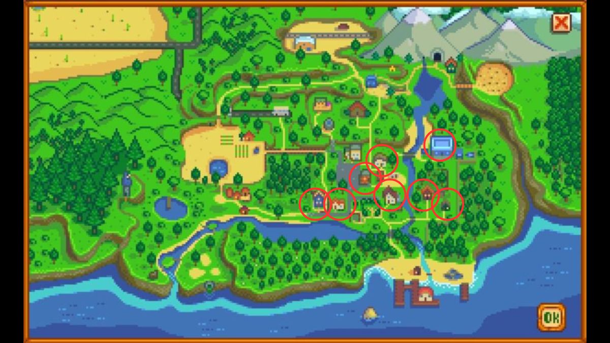 Comment obtenir le catalogue de dechets a Stardew Valley Carte des déchets de Stardew Valley
