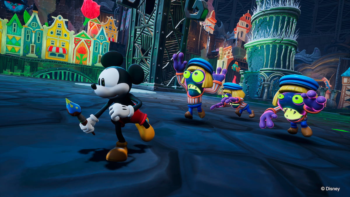 Disney Epic Mickey Configuration systeme rebrossee revelee Disney Epic Mickey : Capture d’écran rebrossée