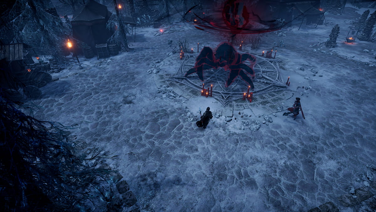 V Rising propose t il un mode cooperatif ou multijoueur –Reponse Capture d’écran de V Rising, Ruins of Mortium.