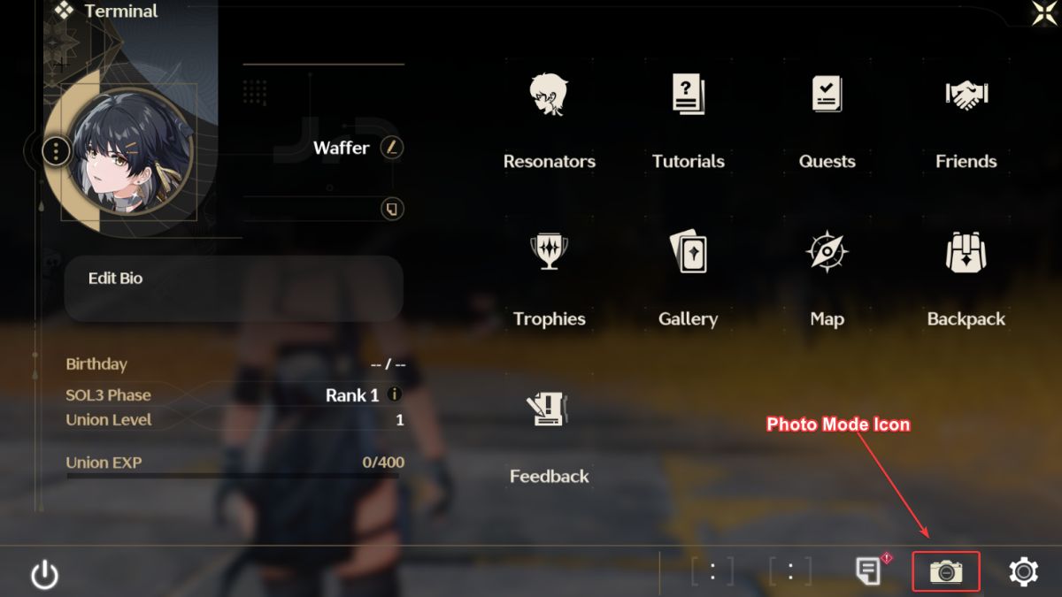 Icône du mode photo Vagues de Hurlevent