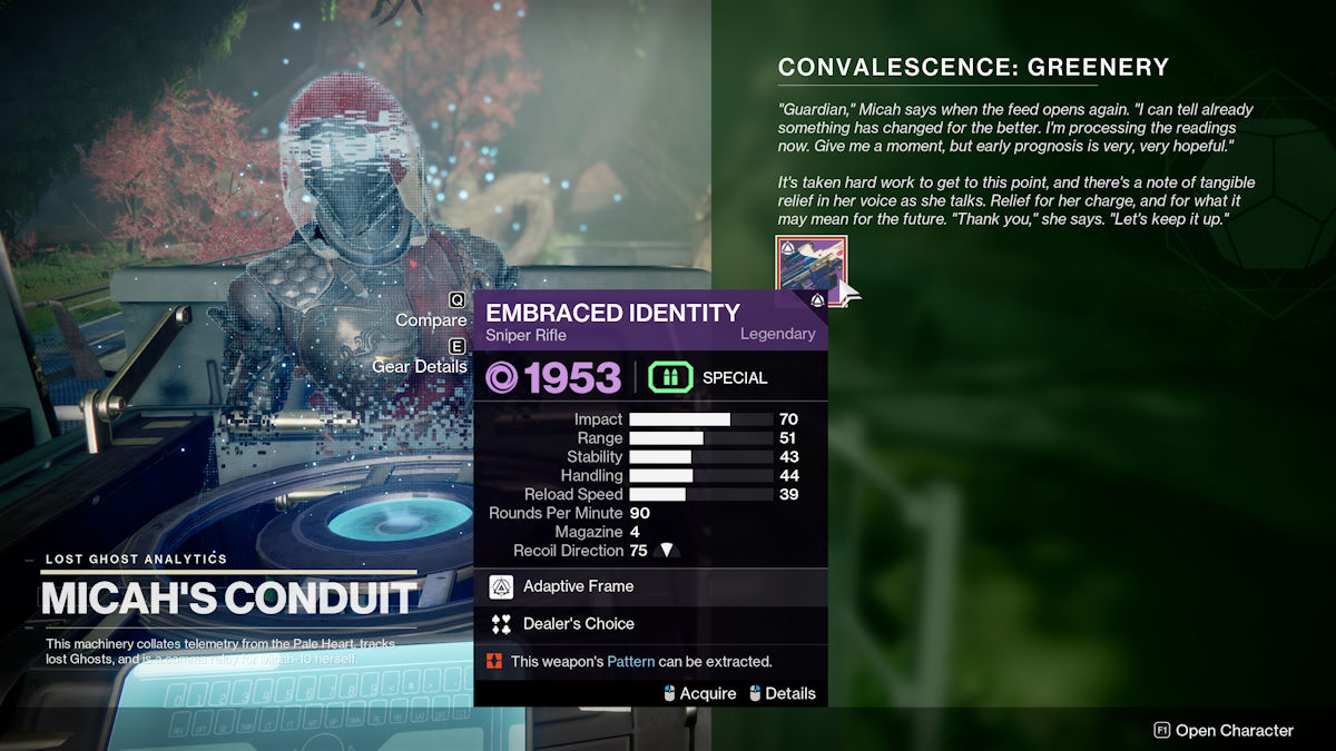1718018377 190 Comment terminer la convalescence la verdure dans Destiny 2 Destiny 2 La convalescence de la forme finale : Verdure