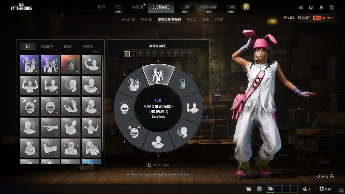 1718293860 196 Comment obtenir des caches de butin NewJeans dans PUBG PUBG Hanni OMG Emote