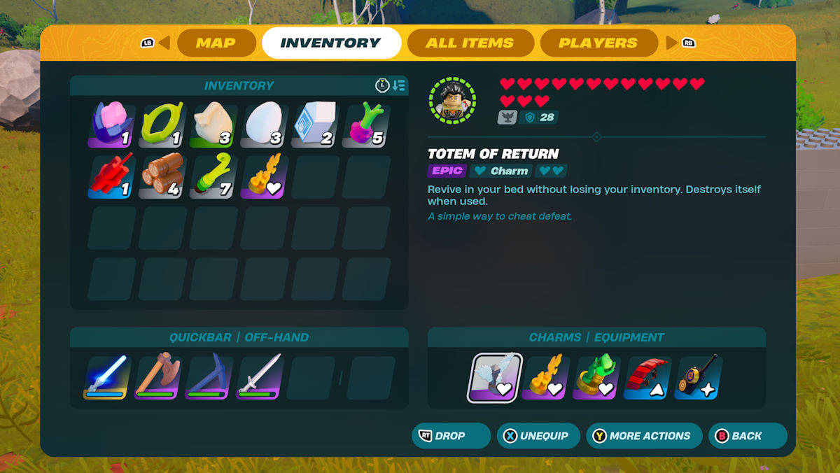 1718296440 845 Comment Avoir Totem du Retour dans LEGO Fortnite LEGO Fortnite Totem du retour