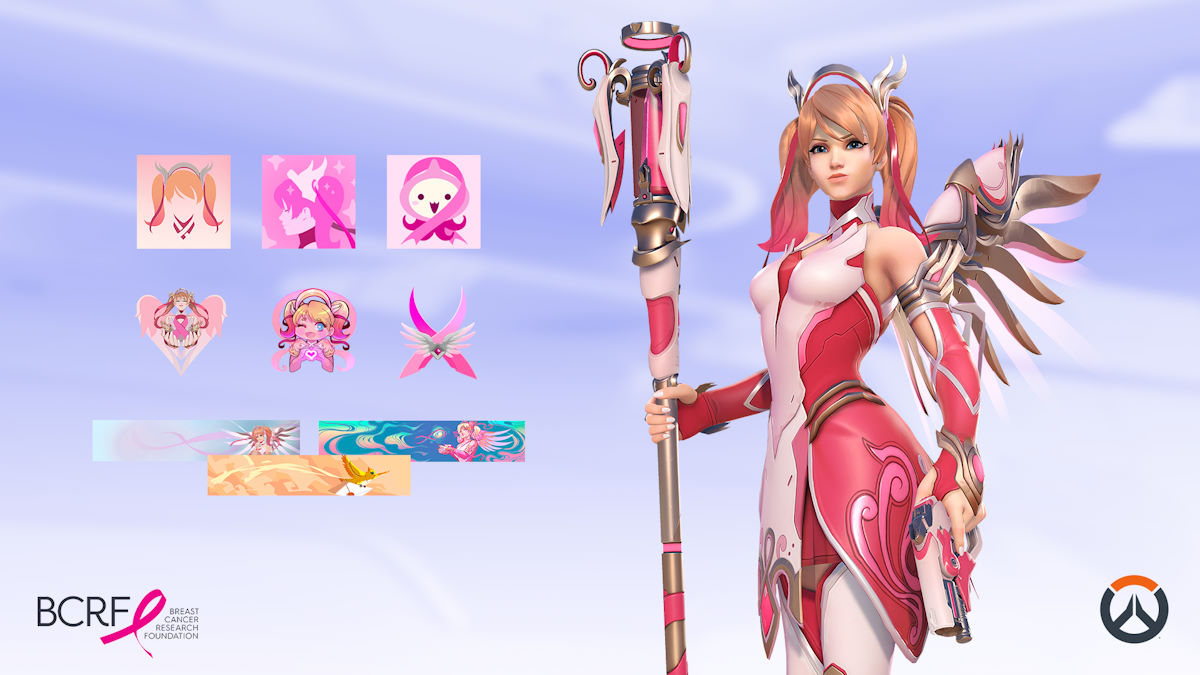 1718363166 555 Comment obtenir le skin Pink Mercy dans Overwatch 2 Overwatch 2 Pack de miséricorde en or rose