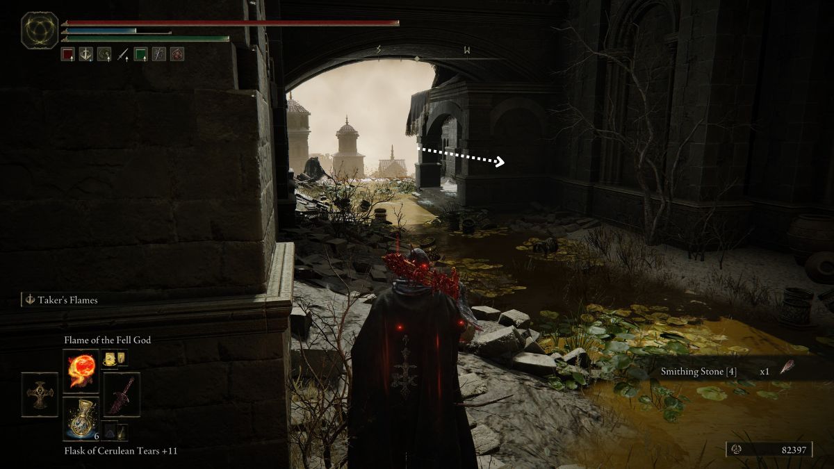 1719153024 452 Comment obtenir larc en os dans Elden Ring Shadow of Allez à droite et montez à l’échelle