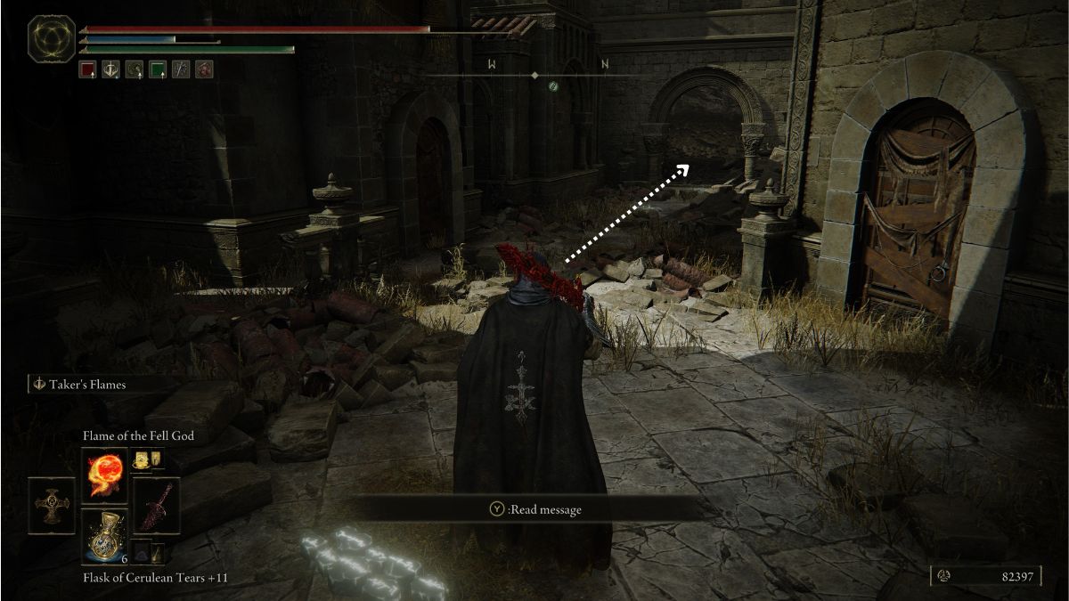 1719153027 224 Comment obtenir larc en os dans Elden Ring Shadow of Dirigez-vous directement vers la chambre