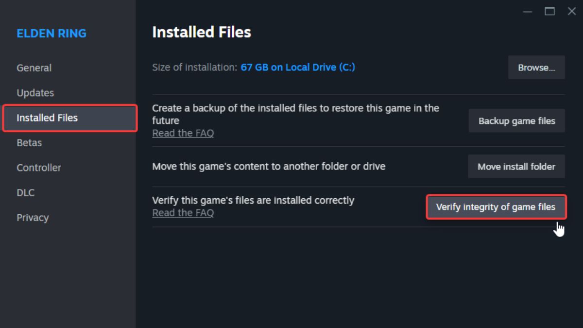 1719248842 529 Comment corriger lerreur Activite inappropriee detectee dans Elden Ring Shadow Vérifier les fichiers du jeu