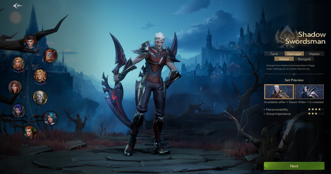 1719254492 976 La meilleure classe de depart pour chaque style de jeu Épéiste de l’ombre de Tarisland