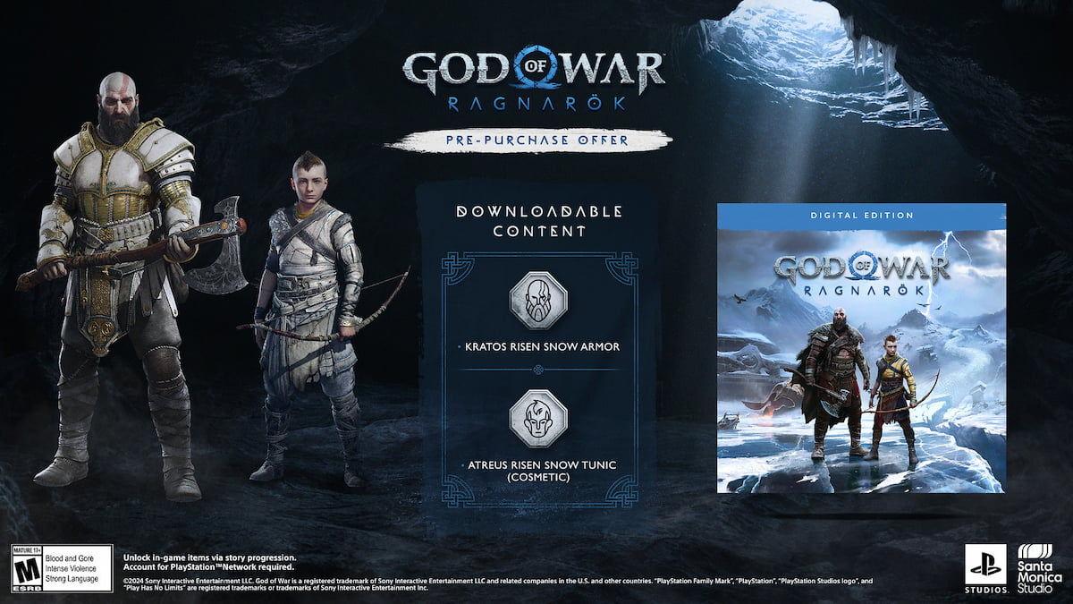 Bonus de precommande de God of War Ragnarok pour la God of War Ragnarok Bonus de précommande PC