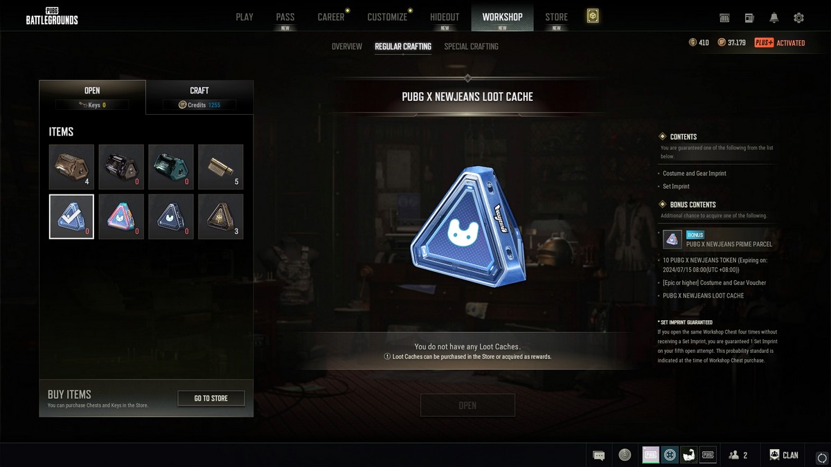 Comment obtenir des caches de butin NewJeans dans PUBG NewJeans Event Loot Cache Types PUBG