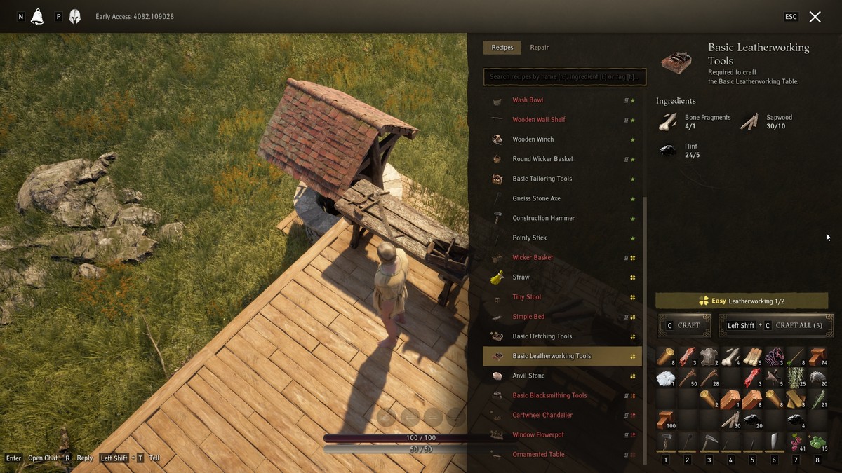 Comment obtenir des fragments dos dans Pax Dei Fabrication de fragments d’os dans Pax Dei