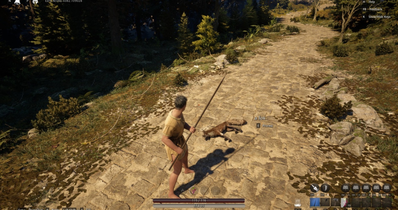 Comment obtenir une petite peau danimal rugueux en Pax Dei Chasse à la Pax Dei