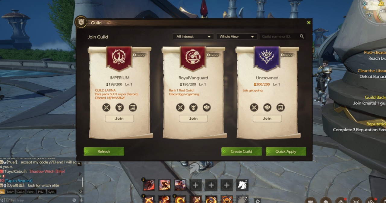 Comment rejoindre une guilde a Tarisland Tarisland rejoint la guilde