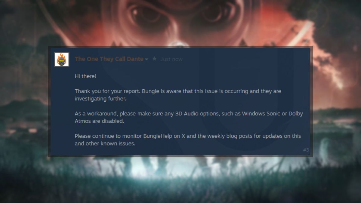 Comment resoudre le probleme audio de Destiny 2 The Final Solution de contournement audio de Steam Destiny 2 The Final Shape