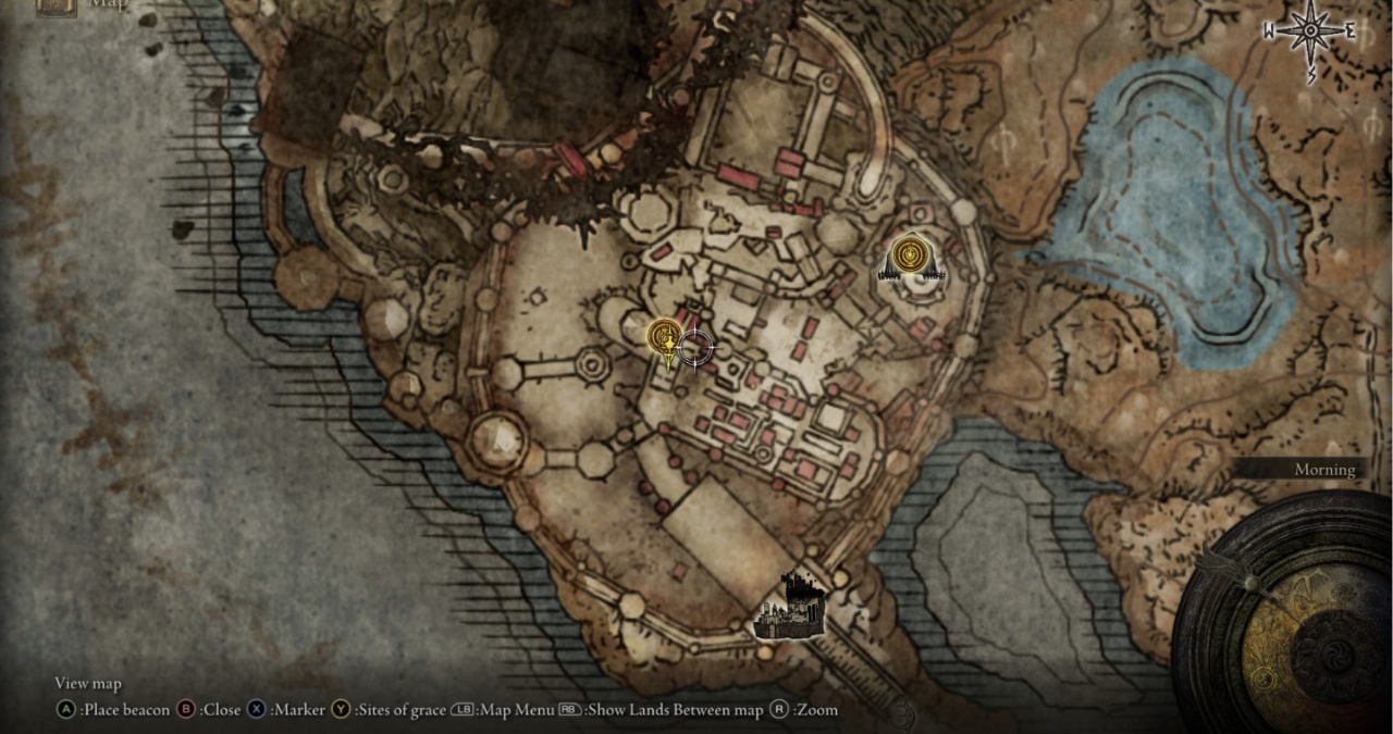 Comment retourner dans les terres intermediaires de lombre de lErdtree Carte de l’ombre de l’Erdtree