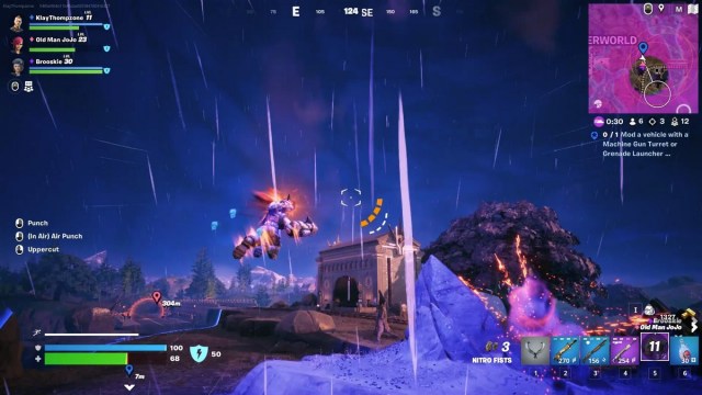 Comment utiliser Nitro Fist dans Fortnite Chapitre 5 Saison 3 Utiliser Nitro Fist pour voyager dans Fortnite