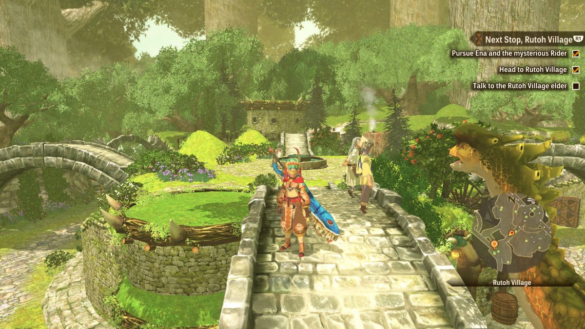 Monster Hunter Stories 2 Wings of Ruin critique Monster Hunter Stories 2 Les ailes de la ruine du village de Rutoh