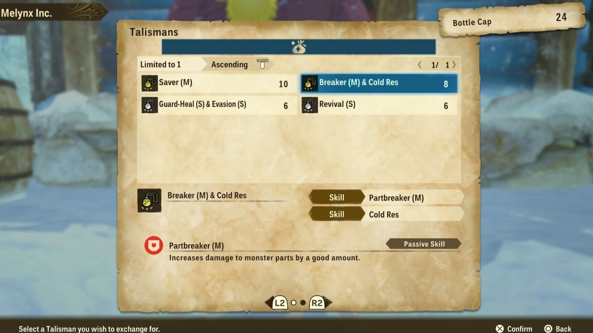 1719853981 275 Comment obtenir une resistance au froid dans Monster Hunter Stories Monster Hunter Stories 2 Wings of Ruin Talismans