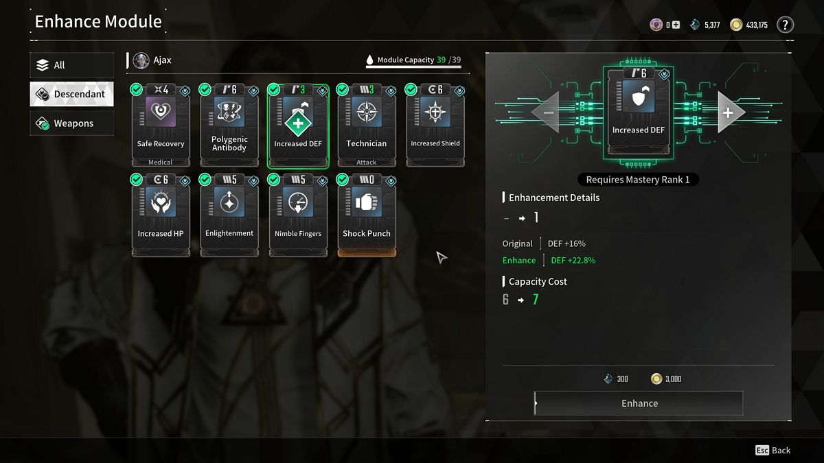 1719964979 941 Comment mettre a niveau les modules dans The First Descendant Les premiers modules descendants
