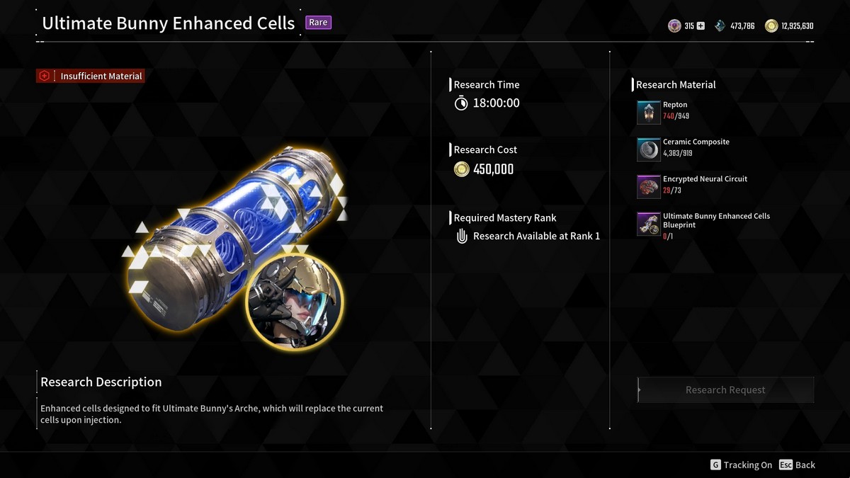 1720468032 484 Comment obtenir le plan Ultimate Bunny Enhanced Cells dans The Ultimate Bunny : Recherche sur les cellules améliorées : le premier descendant