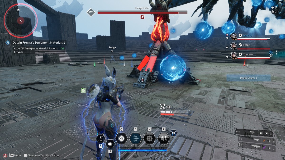 1720641332 134 Comment battre le pendu dans The First Descendant Flacons du pendu au milieu Le Premier Descendant