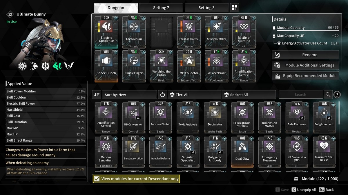 1720702246 762 La meilleure construction de lapin dans The First Descendant – Configurations du module Bunny The First Descendant