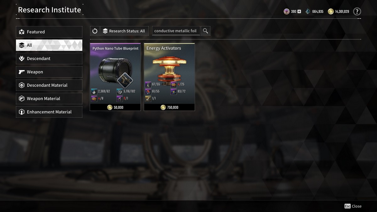 1720781604 194 Comment obtenir une feuille metallique conductrice dans The First Descendant Recettes de feuilles métalliques conductrices dans The First Descendant