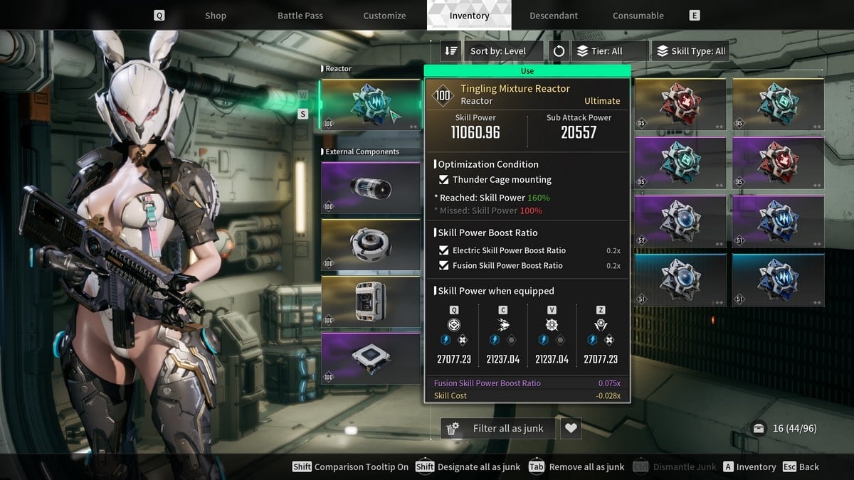 1721159221 505 La meilleure construction de lapin ultime dans The First Descendant Réacteurs : Bunny Build, Le Premier Descendant