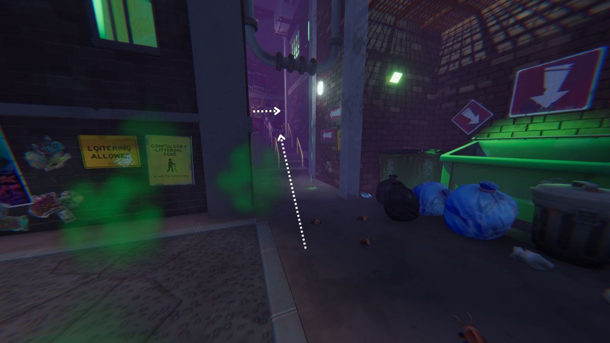 1721203142 102 Comment trouver la reference de la hotline Miami en colere Dans la ruelle puis à droite