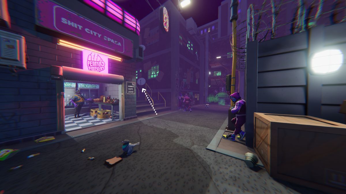 1721203145 175 Comment trouver la reference de la hotline Miami en colere Monter les escaliers