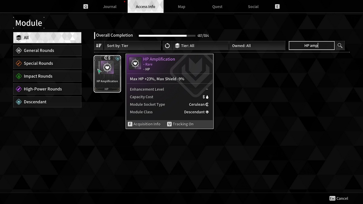 1721341480 697 7 meilleurs modules descendants dans The First Descendant Module d’amplification HP The First Descendant