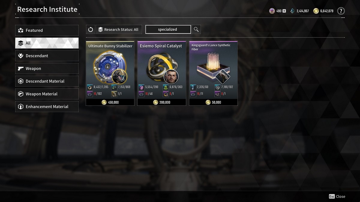 1721644085 913 Comment obtenir du biometal specialise dans The First Descendant Recettes spécialisées en biométal The First Descendant