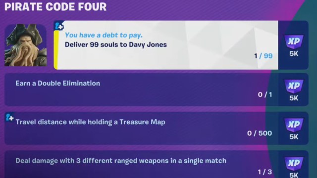 Comment livrer 99 ames a Davy Jones dans Fortnite Comment livrer 99 ames a Davy Jones dans Fortnite
