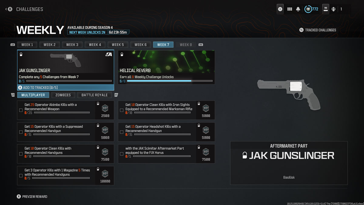 Comment obtenir JAK Gunslinger dans MW3 et Warzone MW3 Warzone JAK Gunslinger