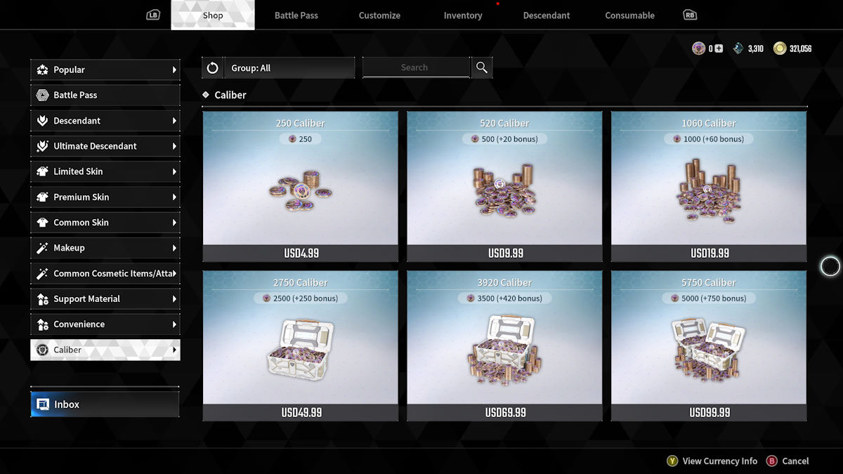 Comment obtenir du calibre dans The First Descendant Le premier calibre descendant