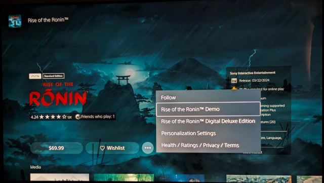 Comment telecharger la demo de Rise of the Ronin sur Comment telecharger la demo de Rise of the Ronin sur