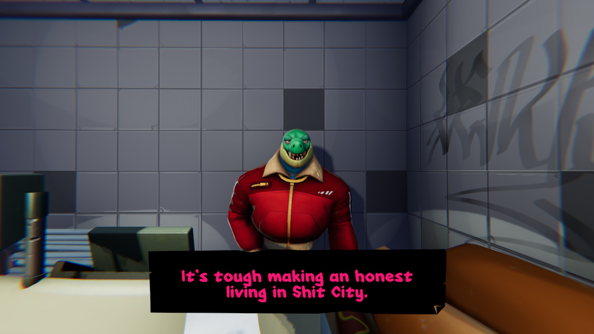 Examen du pied de colere Pied lache Commerçant de Shit City