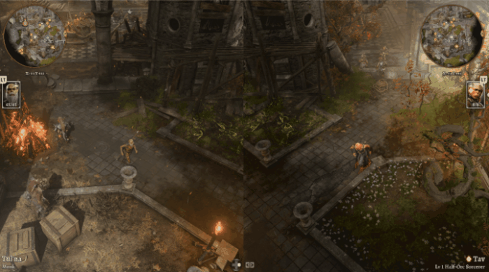 Le mode decran partage dynamique arrive a Baldurs Gate 3 Écran partagé dynamique BG 3