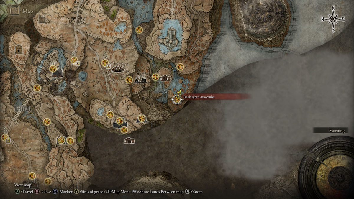 Meilleure construction de chevalier de la mort dans Elden Ring Carte de l’armure Elden Ring Death Knight