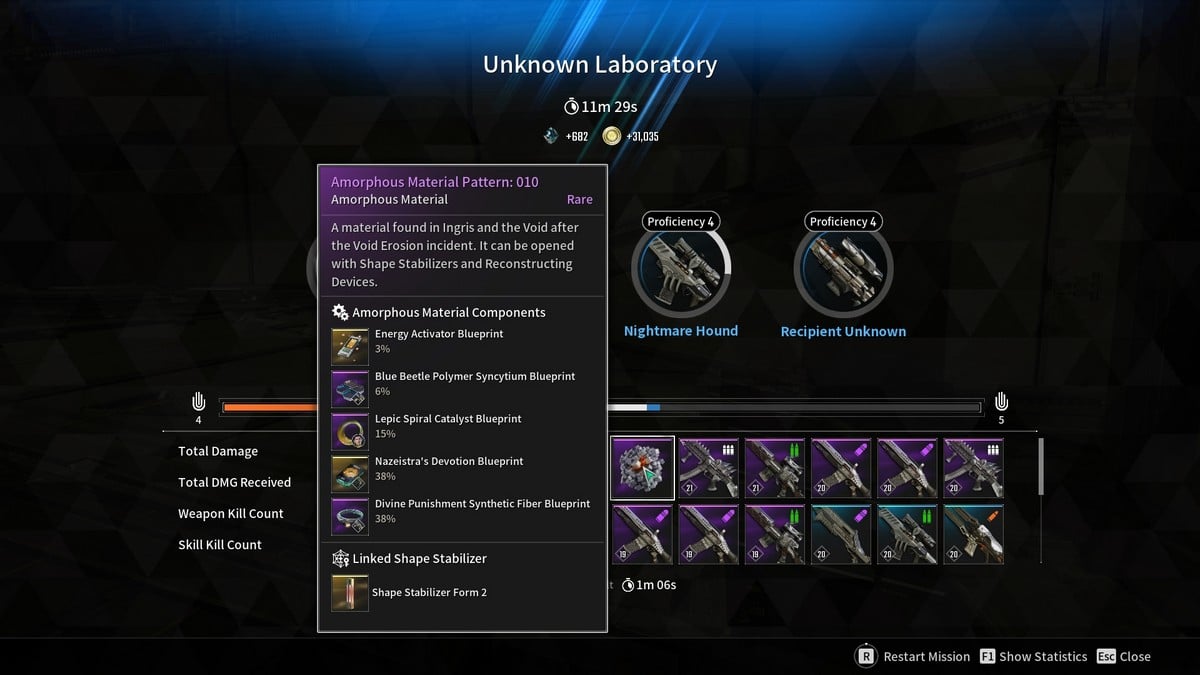 Que sont les modeles de materiaux amorphes dans The First Matériaux amorphes : le premier descendant