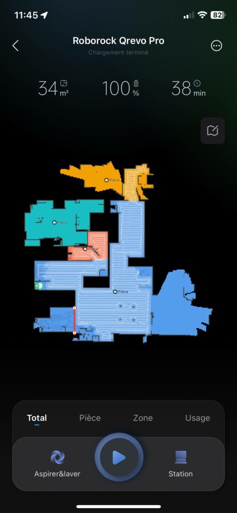 Roborock Qrevo Pro app 4 Roborock Qrevo Pro app 4